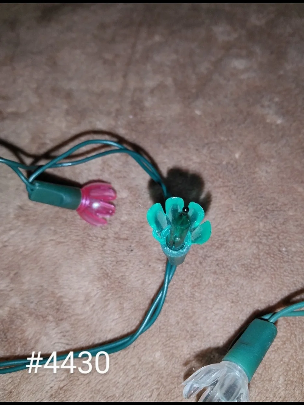 Vintage Multicolor Tulip Christmas  String Lights
